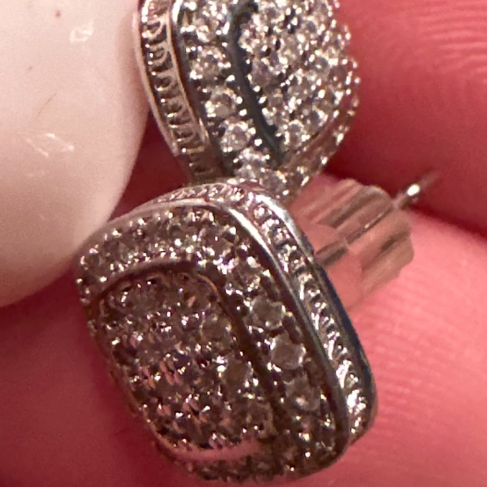 Elegant Silver Stud Earrings